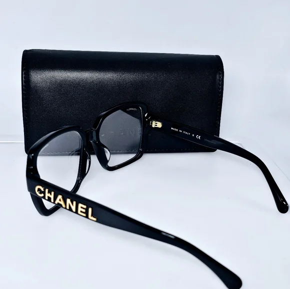 Chanel Black eyeglasses Frames RX optical CH5408a c622 High bridge Blue light - Picture 12 of 16